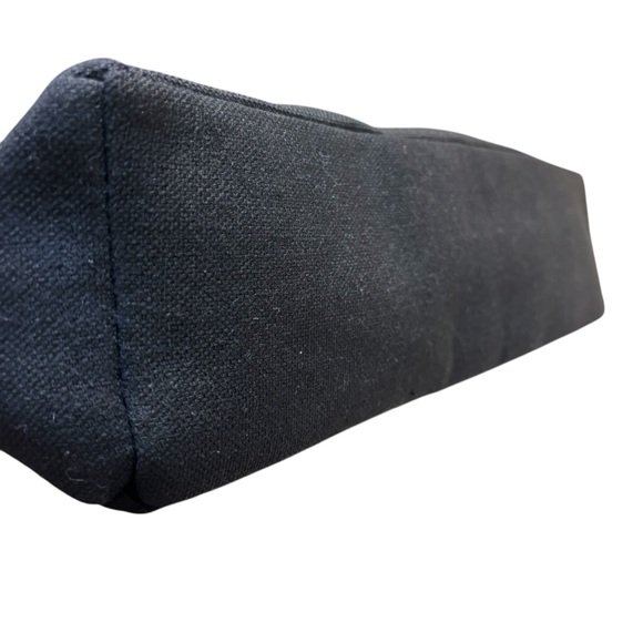 NEW Tote Bag Black Canvas Embroidered Floral Birds Purple Green Teal Zippered - Picture 7 of 16